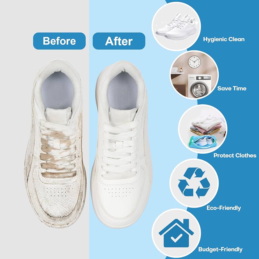 Protect Your Shoes in the Washing Machine – Reusable Washing Bag