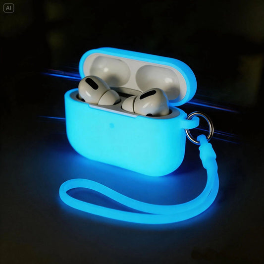 Luxury Neon AirPods 2  Pro Case with Strap – Stylish & Protective