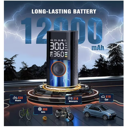 Portable Tire Inflator & Power Bank