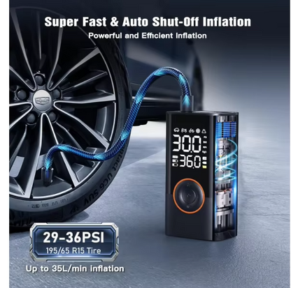 Portable Tire Inflator & Power Bank