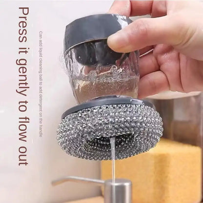 Soap Dispensing Dish Scrubber