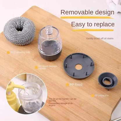 Soap Dispensing Dish Scrubber